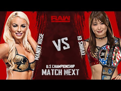 WWE 2K19 Universe Mode  - Raw - Mandy Rose v Io Shirai - U.S Women's Championship Match