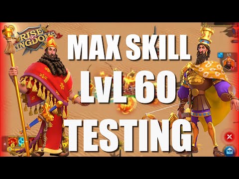 Cyrus the Great and Nebuchadnezzar II skill animation and testing - Rise of Kingdoms