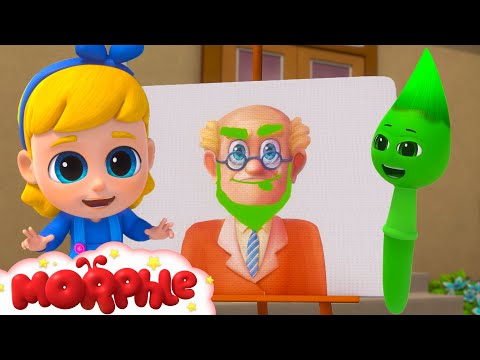 Orphle Paints the Town Green! | Mila and Morphle | Moonbug Kids - Fun Stories and Colors