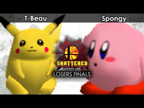Smash 64: T-Beau (Pikachu) V Spongy (Kirby) - Shattered 124 Tournament SSB64