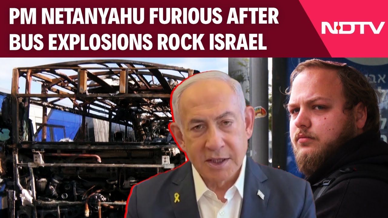 Hezbollah Attack On Israel Today | Benjamin Netanyahu On Bus Explosions In Israel: "...Mass Attack"
