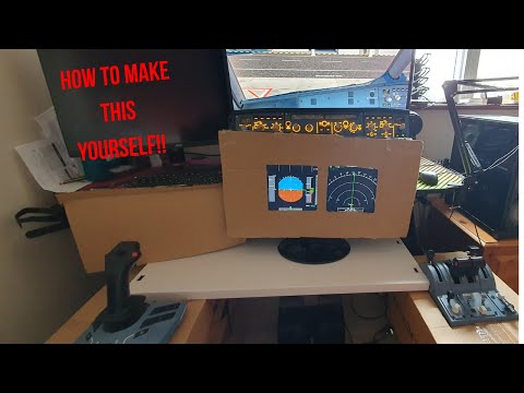 How I Built an Airbus A320 Cockpit at Home for Very Little Money!