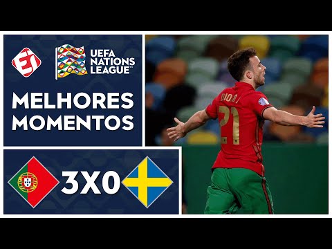 Gols e lances de Portugal x Suécia
