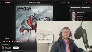 Razor - Taste The Floor Reaction &amp; First Time Listen