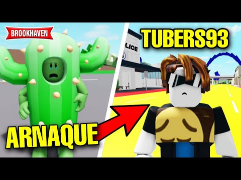 CACTUS ARNAQUÉ PAR TUBER93 LE HACKER FOU ! ROBLOX - BROOKHAVEN RP