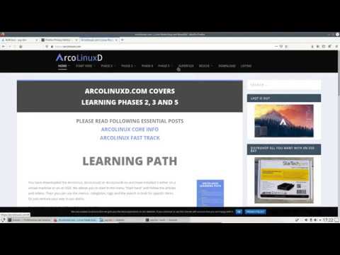 ArcoLinux : 1352 What is the end result of Carli 5 - a working Plasma system