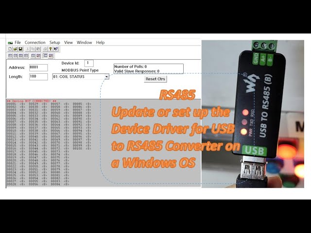 Vídeo relacionado con Greluma convertidor USB,convertidor Industrial USB a RS485 con Chip CH340 Compatible con Windows XP/WIN7/WIN8/WIN10/Vista/Linux/Mac OS X