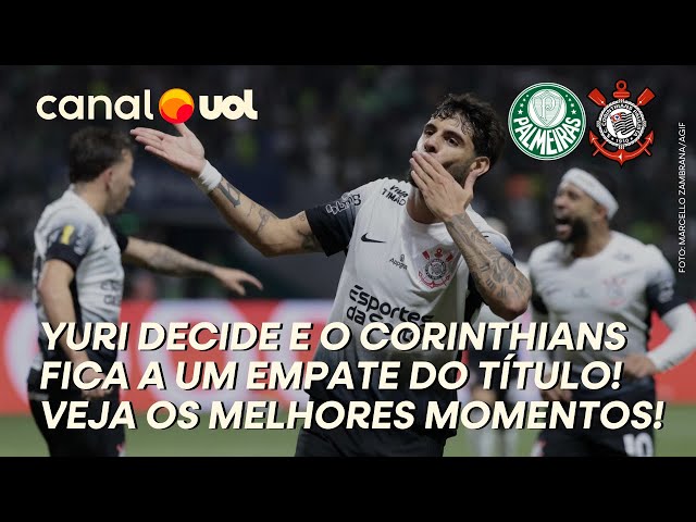 Corinthians vence Palmeiras no Allianz e pode ser campeão com empate