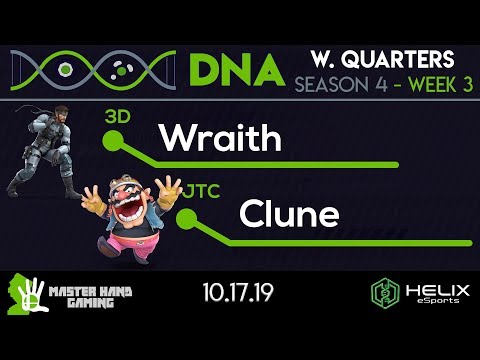 DNA S4:W3 - 3D | Wraith (Hero, Snake) Vs. JTC | Clune (Wario) - Winner's Quarters