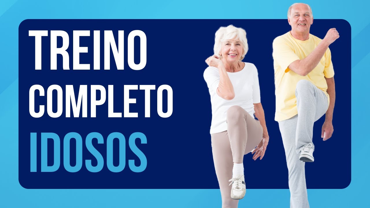 EXERCÍCIOS PARA IDOSOS EM CASA - Treino COMPLETO para Terceira Idade em Quarentena | Py Flores
