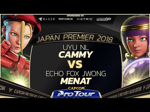 UYU NL (Cammy) vs Echo Fox JWong (Menat) - Japan Premier Top 32 - SFV - CPT 2018