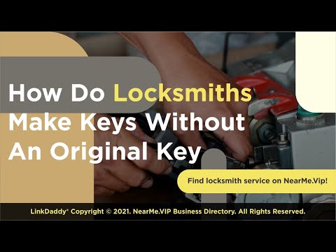 How Do Locksmiths Make Keys Without An Original Key