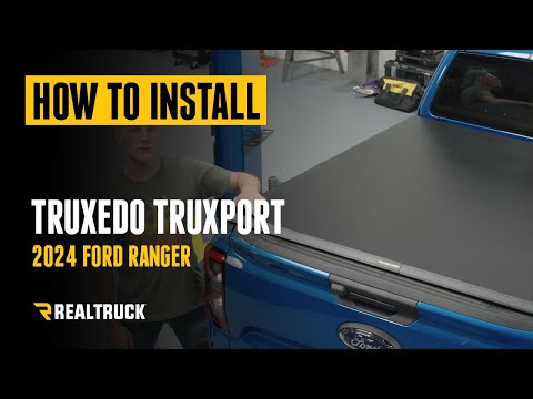 How to Install Truxedo TruXport Soft Roll Up Tonneau Cover on a 2024 Ford Ranger
