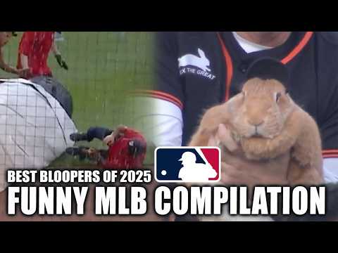 MLB FUNNIEST MOMENTS OF 2025 COMPILATION 🤣 ⚾️ Bloopers, critters, wild plays & MORE 🔥 | ESPN MLB