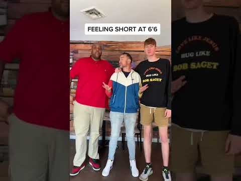 When 7’1 meets 7’2. #tall #shorts