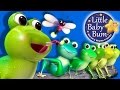 Five Little Speckled Frogs | Nursery Rhymes for Babies by LittleBabyBum - ABCs and 123s