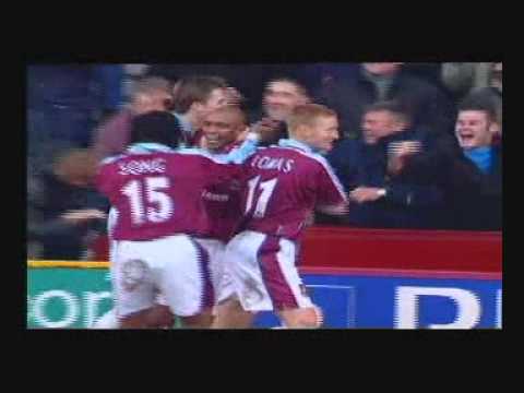 West Ham vs Charlton - Trevor Sinclair's 25 yard volley