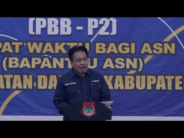 Launching Inovasi PBB - P2 Tepat Waktu Bagi ASN (BAPANTAU ASN) BAPENDA BANGGAI