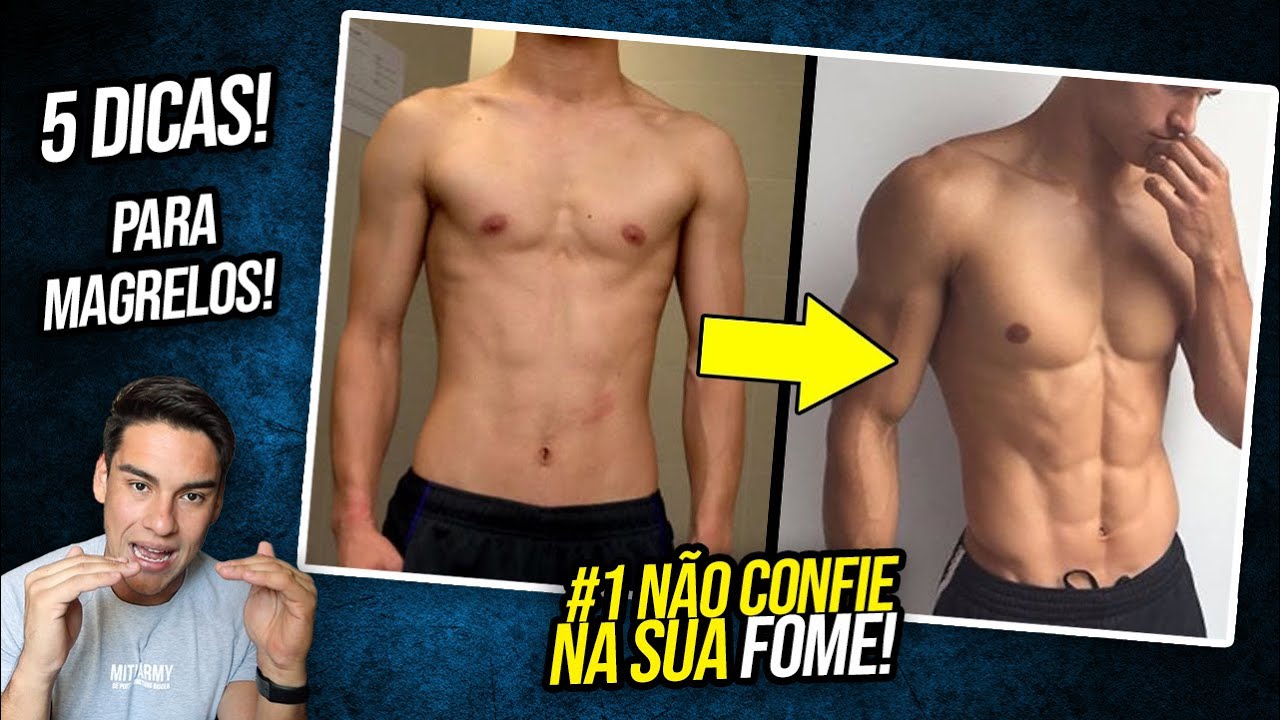 5 DICAS PARA GANHAR PESO RÁPIDO! *Dieta para ganhar massa muscular em MAGRELOS!!*