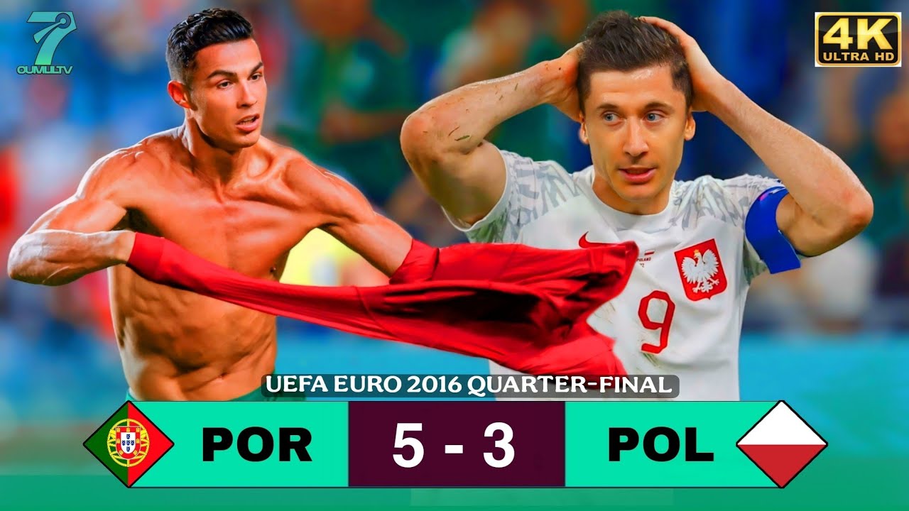 RONALDO ELIMINATED LEWANDOWSKI IN QUARTER FINAL EURO 2016 AND SHOWED HIM WHO IS THE BOSS