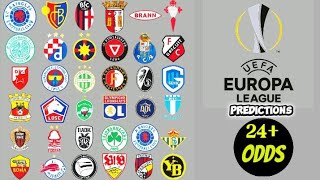 Europa League Football Predictions | October 23 (Thursday) 🔥