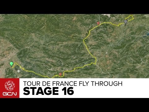 Tour De France Stage 16 Fly Through