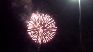 preview picture of video 'FIREWORKS AT THE SPACE & ROCKET CENTER 7-4-2012'