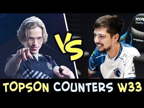Topson picked THIS HERO vs w33 SIGNATURE Templar Assassin