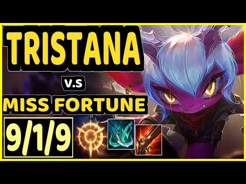 APOLLO (TRISTANA) vs MISS FORTUNE - 9/1/9 KDA BOTTOM ADC CHALLENGER GAMEPLAY - NA