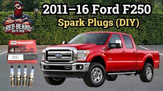 Ford F-250 6.2L Spark Plugs, Coils & Wires Replacement | 2011–2016 DIY (All 16 Plugs)