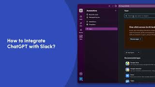 How to Integrate ChatGPT with Slack? | ChatGPT Tutorials | Trainn
