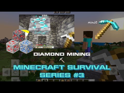 EPIC Diamond Find in Minecraft Survival - Red Stone & Lapis Mining!