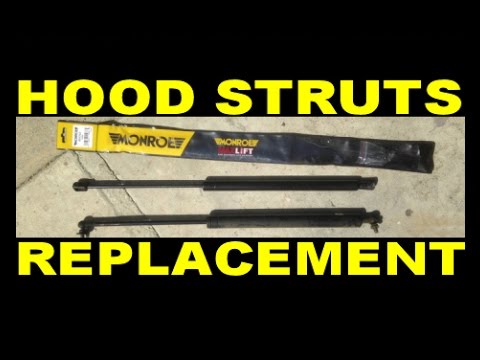Replacing Hood Struts: 1993 Lexus SC300
