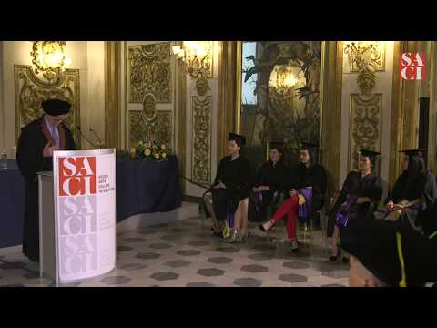 SACI 2018 MFA Commencement - Filipe Rocha da Silva, Director MFA in Studio Art