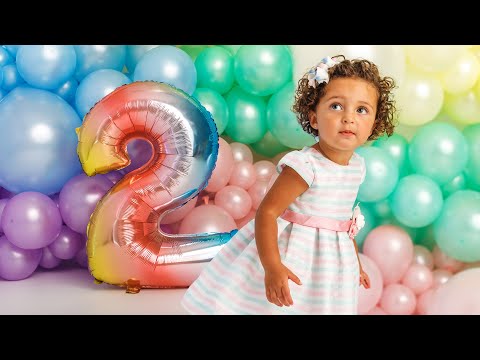 Ensaio Smash the Cake do Aniversário de 2 Anos - Bella Lisa Show