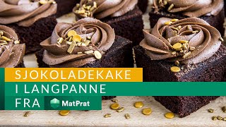 Sjokoladekake med 3 pyntetips