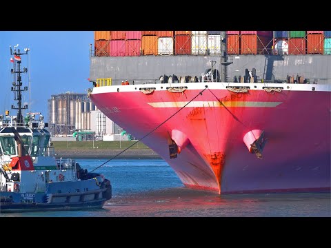 AMAZING 4K SHIPSPOTTING ROTTERDAM MAY 2022