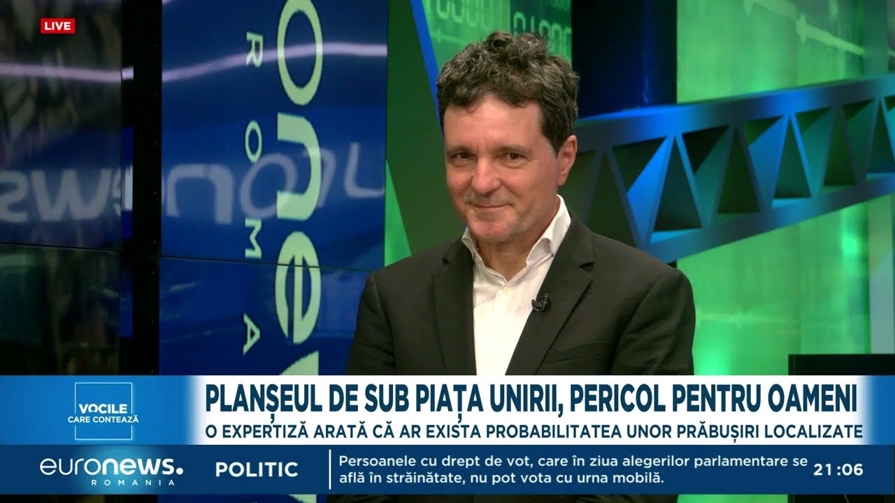 Nicușor Dan, despre lucrările de consolidare la Planșeul Unirii