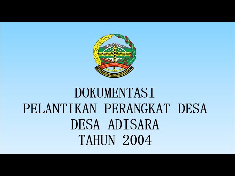 DOKUMENTASI PELANTIKAN PERANGKAT DESA