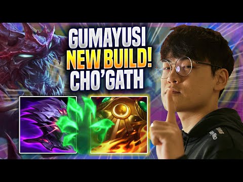 GUMAYUSI TRIES NEW CHO'GATH BUILD! - T1 Gumayusi Plays Cho'gath TOP vs Fiora! | Preseason 2023