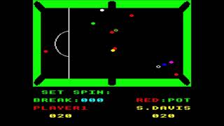 Steve Davis Snooker for the BBC Micro