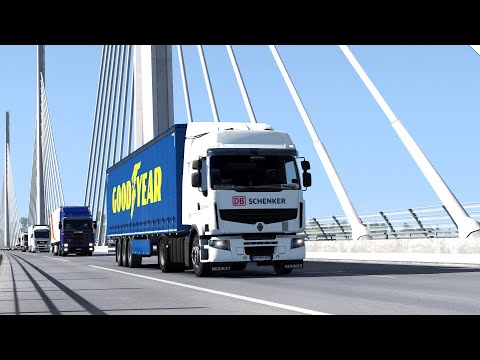 ETS2 1.35 ProMods 2.41 Renault Premium  Montpellier - Limoges