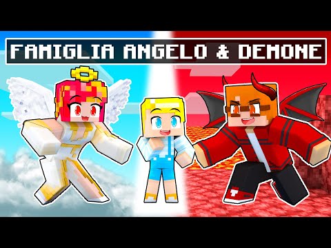 Vengo Adottato Da ANGELO e DEMONE Su Minecraft!