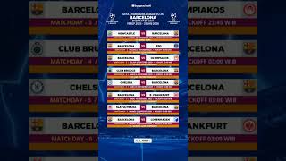Download lagu Jadwal Barcelona Liga Champions 2025 - Barcelona vs PSG #ligachampions2025 #barcelona mp3