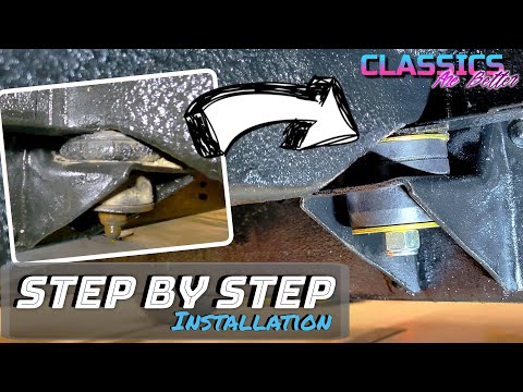 Replacing Cab Body Mount Bushings | C10 | Removal & Install