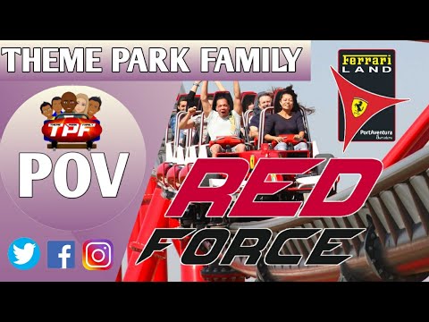 Red Force On-Ride POV (Portaventura) (Front Row)