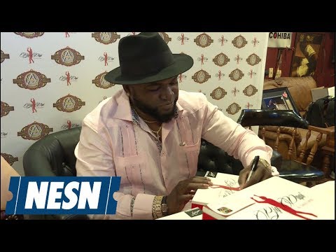 David Ortiz hosts meet and greet to promote "Big Papi" cigars
