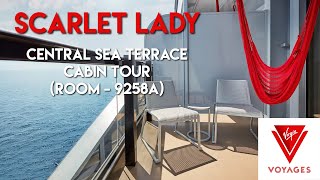 SEA TERRACE ROOM TOUR | SCARLET LADY (CABIN 9258A)