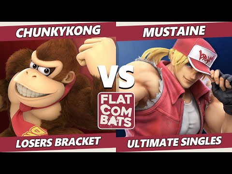 Flat Combats 5 Losers Bracket - ChunkyKong (Donkey Kong) Vs. Mustaine (Terry) SSBU Smash Ultimate