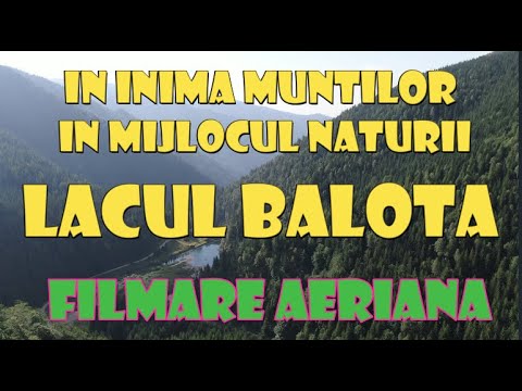 In mijlocul MUNTILOR, in inima NATURII***LACUL BALOTA*** FILMARI AERIENE MAVIC PRO 2 ZOOM